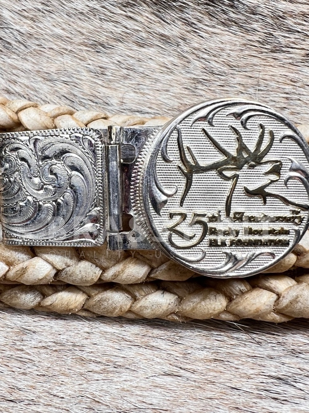 Montana Silversmith Rocky Mountain Elk Foundation Anniversary Money Clip